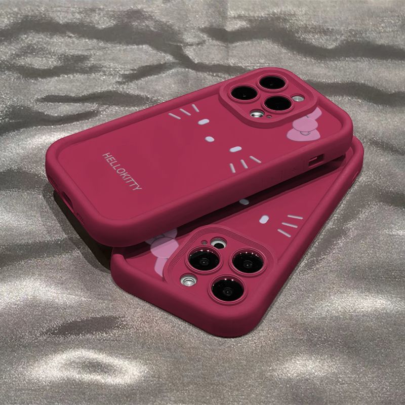 KT表情适用苹果14promax手机壳iPhone15简约11防摔12软壳13新78/x