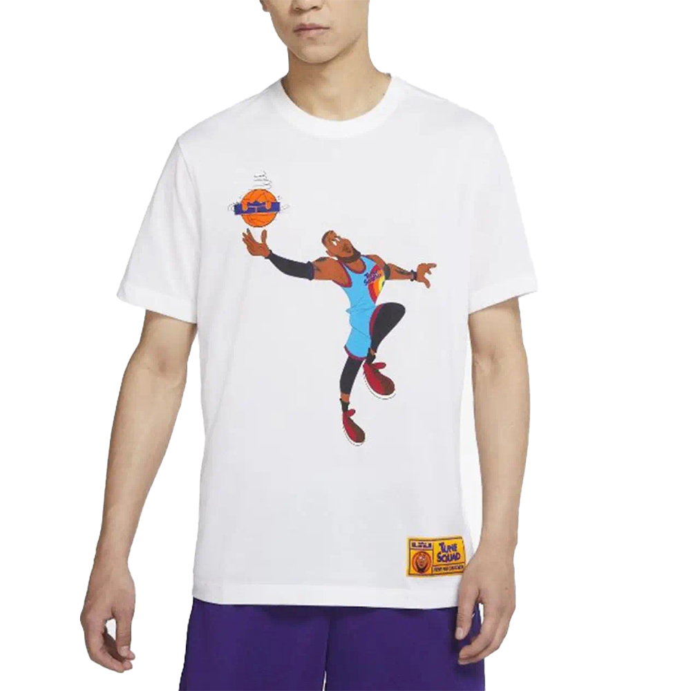 Nike/耐克短袖T恤詹姆斯篮球宽松运动上衣DH3832-100