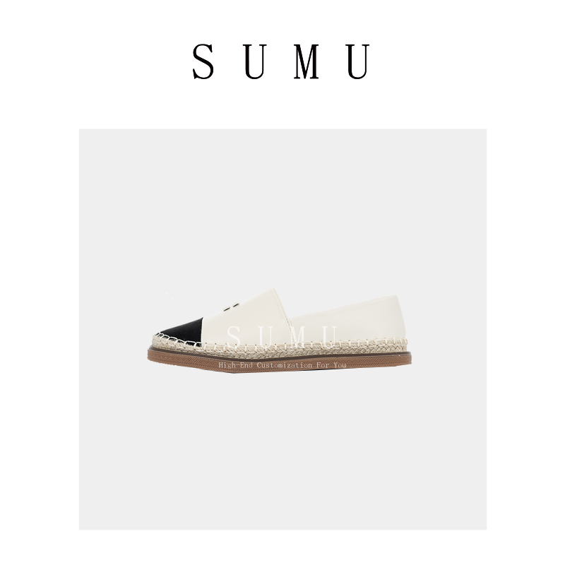 宿慕SUMU 女款单鞋 4.12春季2024新款时尚休闲百搭舒适渔夫鞋201