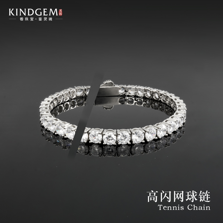 看鉴 铜合金手链 BQ06XAZC-07021 【YS】5.0MM 时尚轻奢新款网球链