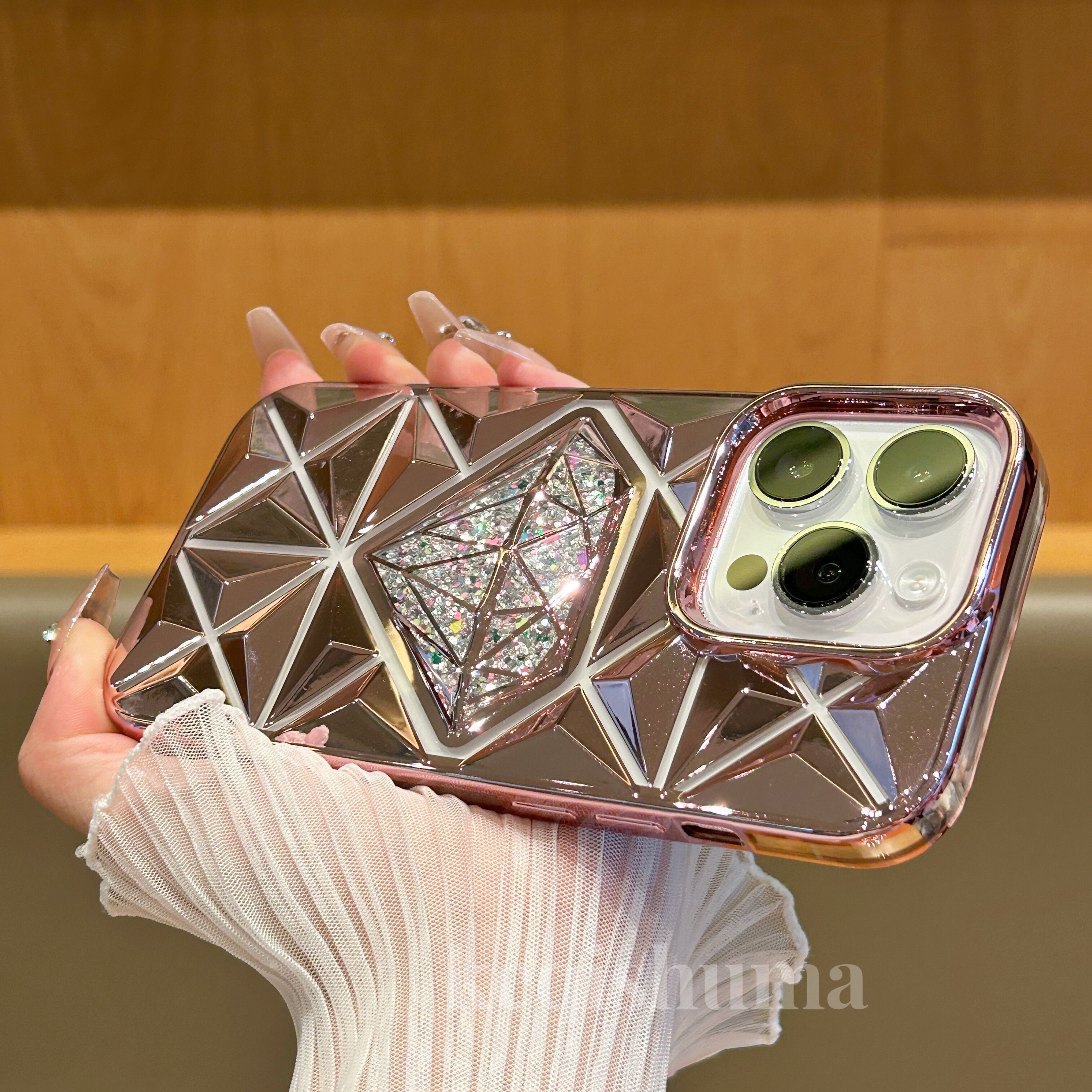 电镀新款苹果14promax手机壳立体苹果14/13/13promax高级感12细闪