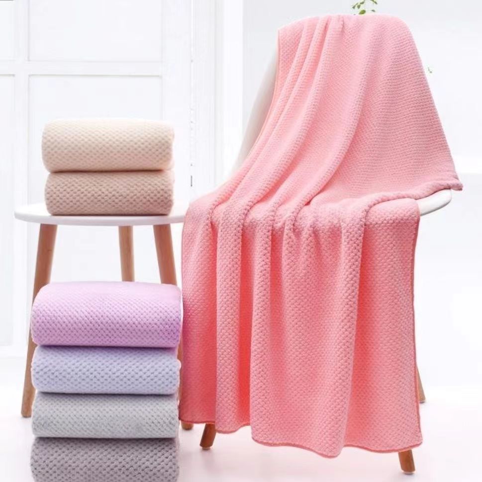 帆宜珊瑚绒大浴巾一条颜色随机 尺寸：70*140浴室柜组合 厂家推荐