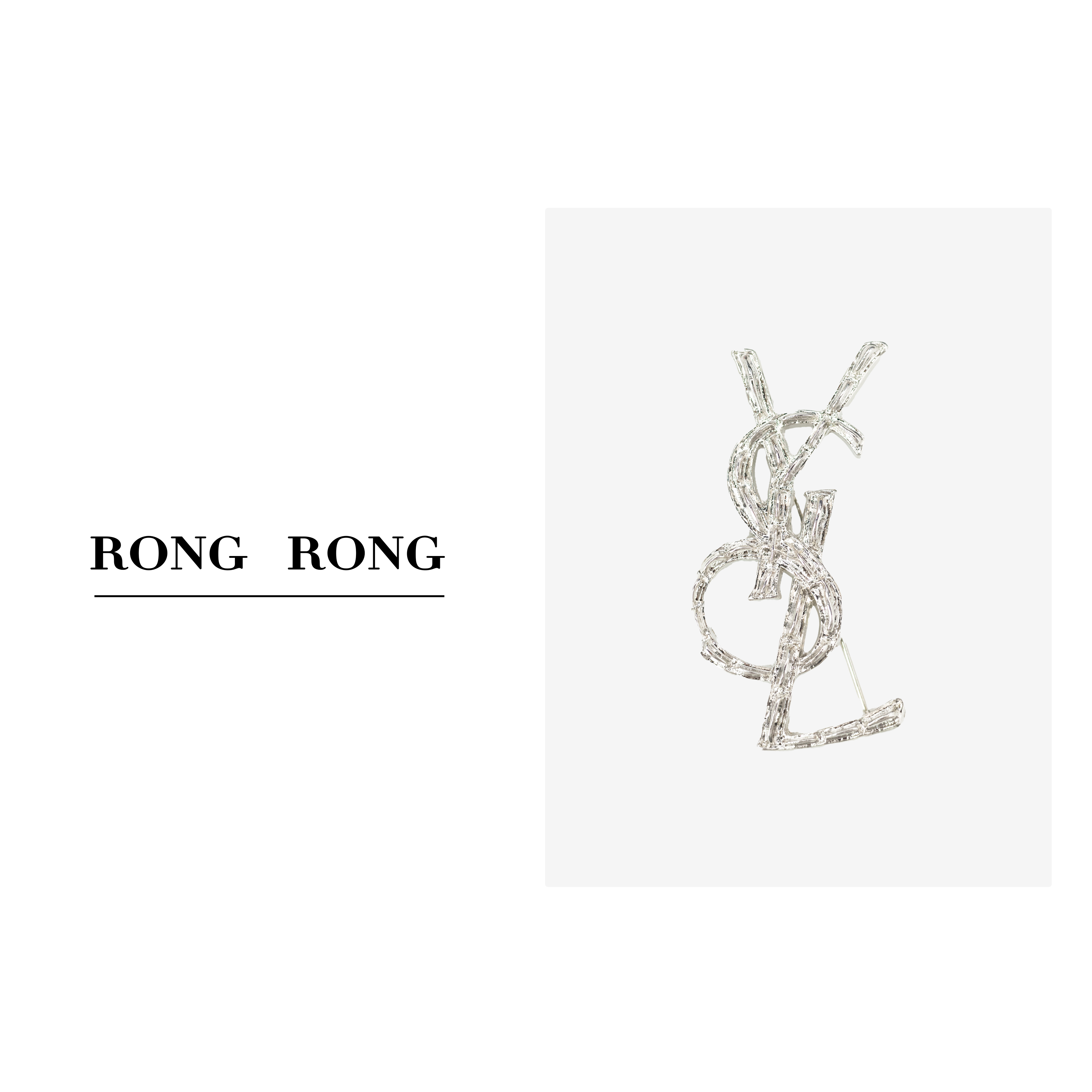 合金胸针 Y RONGRONG溶溶 时尚法式轻奢胸针RR2023255-10.25 XS02
