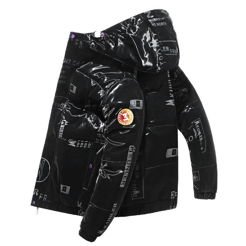 男女同款韩版潮流羽绒服保暖加厚连帽wh