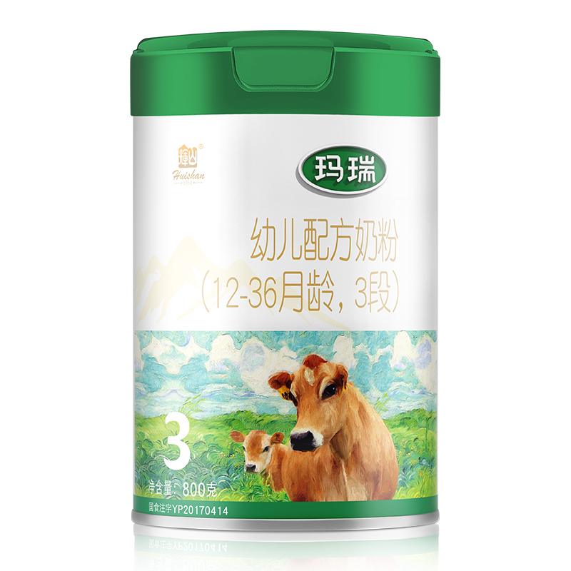 huishan/辉山玛瑞幼儿配方奶粉（12-36月龄，3段）-新 800g
