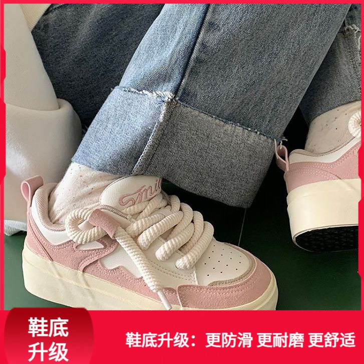回力潮品冬季休闲复古港风设计板鞋女2023新韩版百搭学生厚底帆布