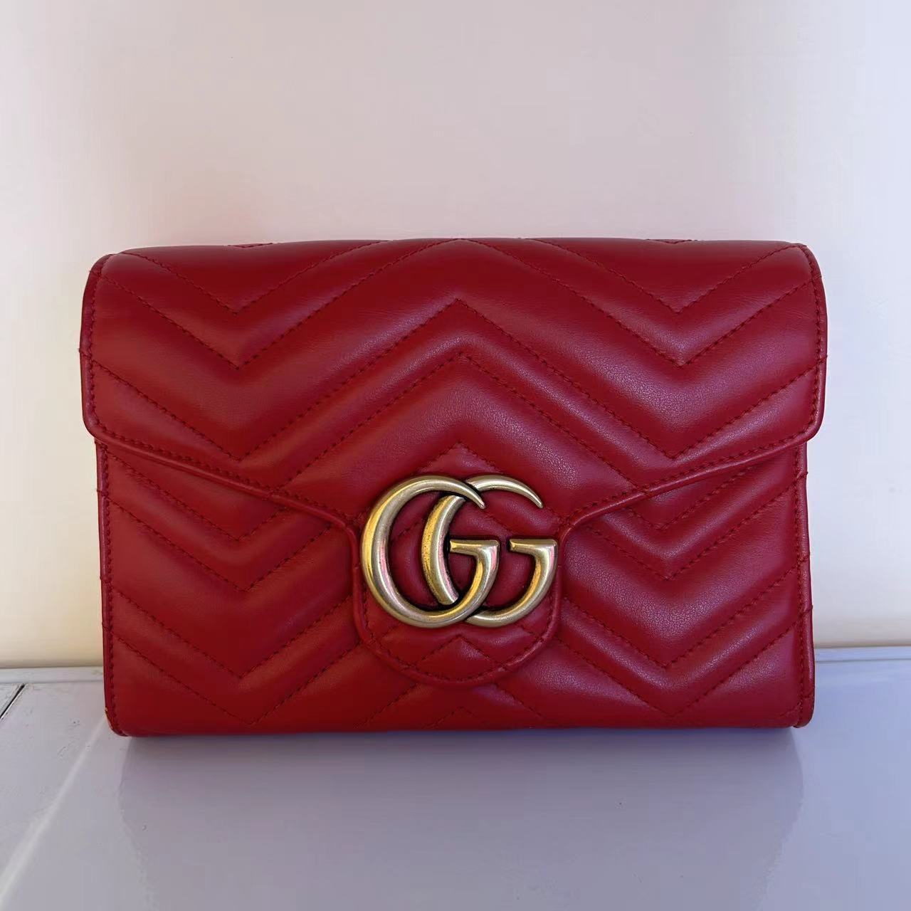 95新 GUCCI/古驰 安洁利严选几何包/zh1220093