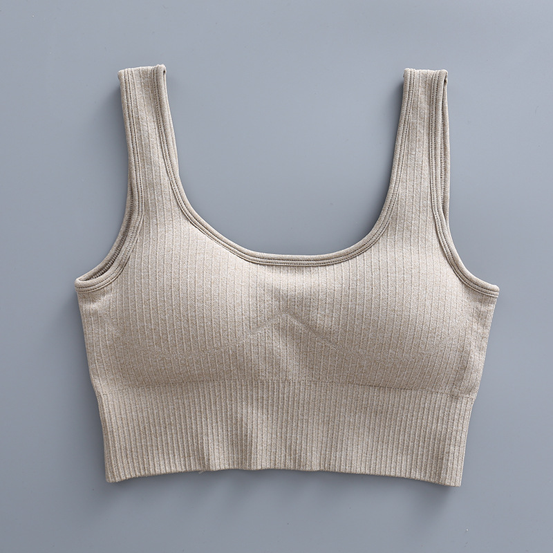 高强度U型美背健身内衣跑步减震高品质运动透气聚拢女瑜伽文胸裤