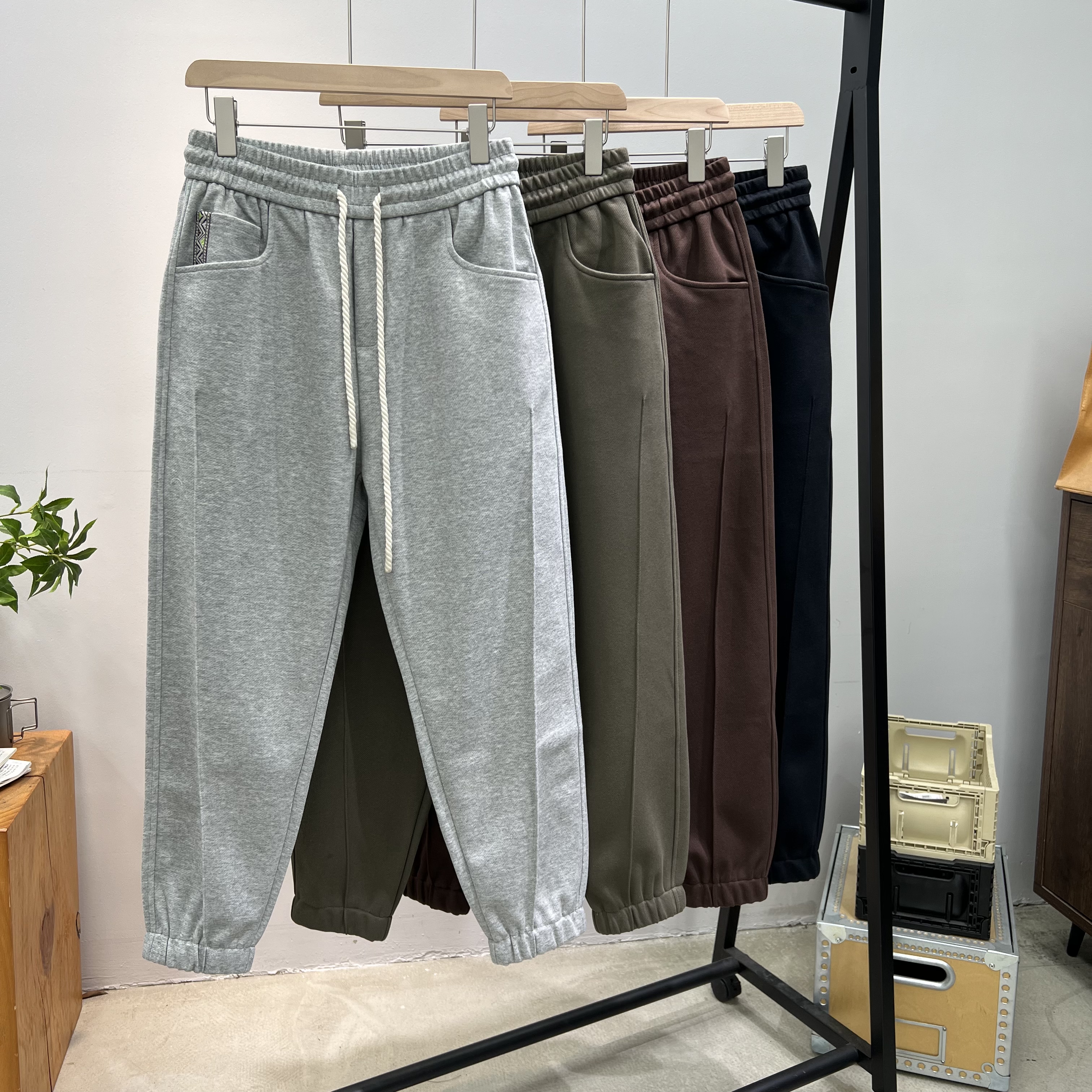 秋冬新款百搭休闲束脚运动裤  9C162