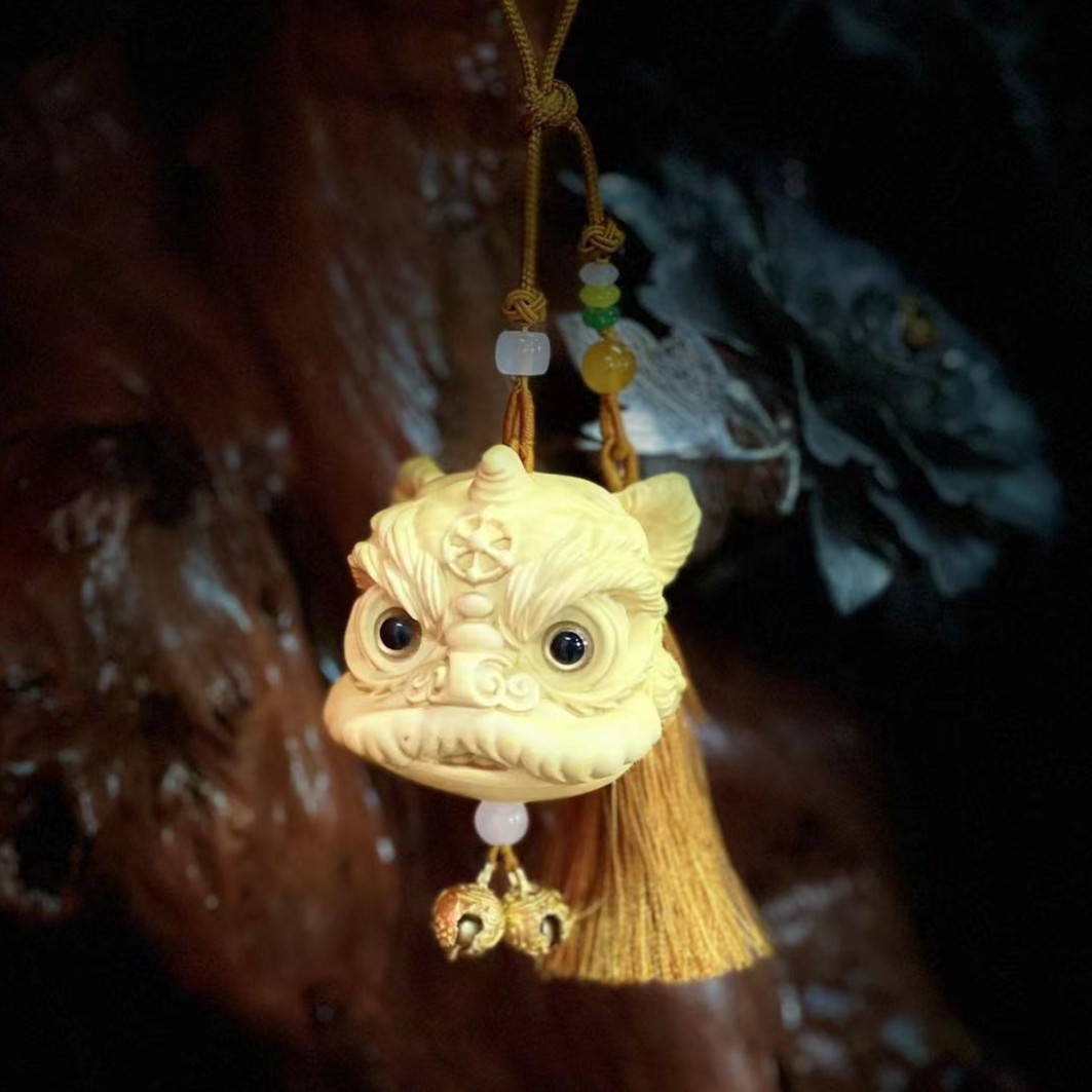 银壶大魔王 手工艺品  狮子 车挂 木串 手串