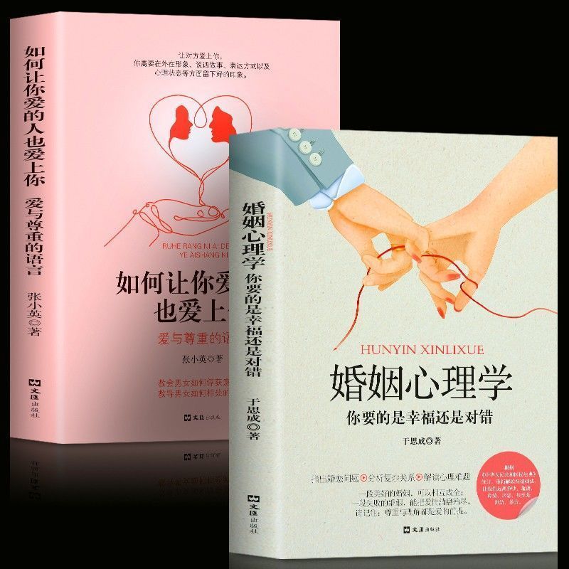 全2册 婚姻心理学 你要的是幸福还是对错 如何让你爱的人也爱上你