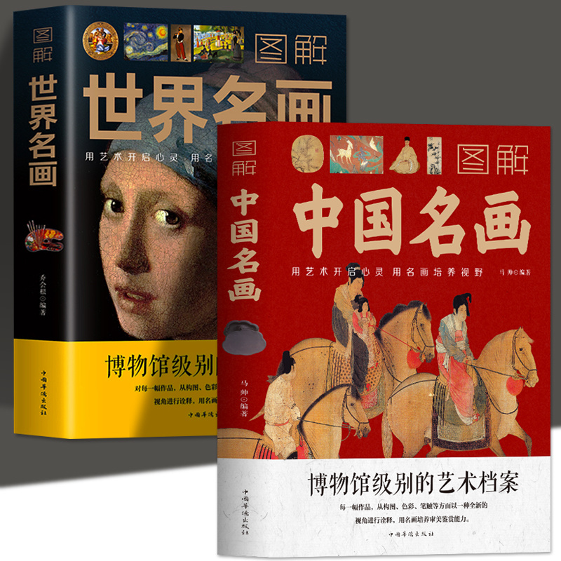 【臻选】图解世界名画 中国名画 文名画档案 简介欣赏 绘画知识-s