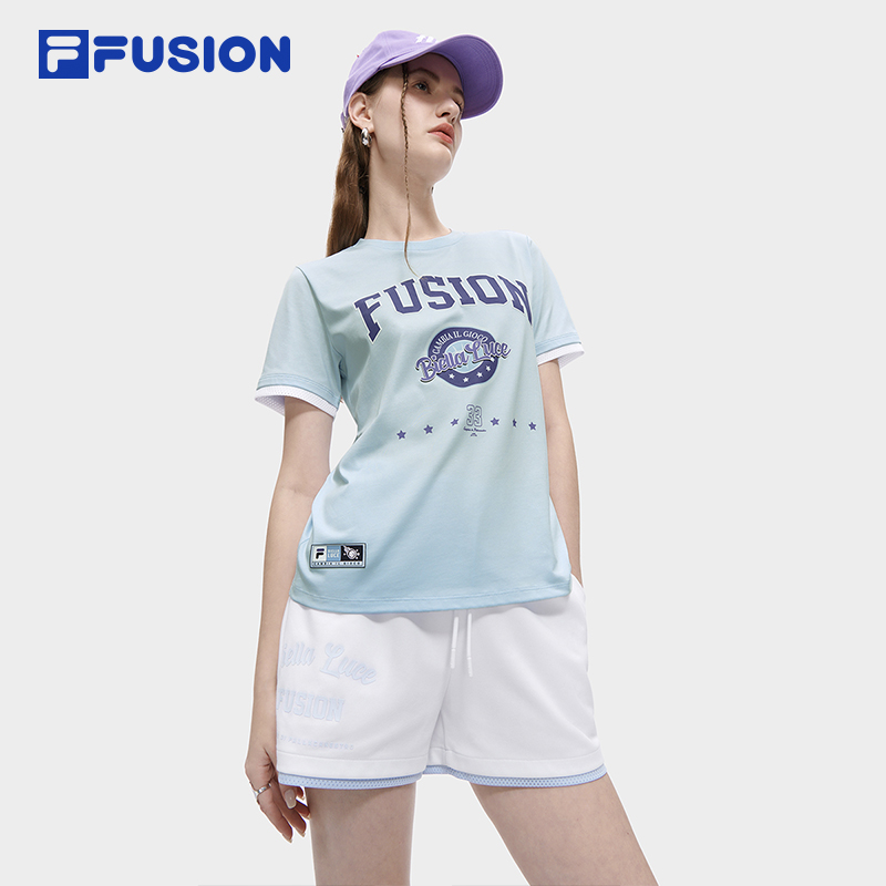 FILA/斐乐潮牌夏季新款男女T恤衫透气运动短袖上衣T11W335105F