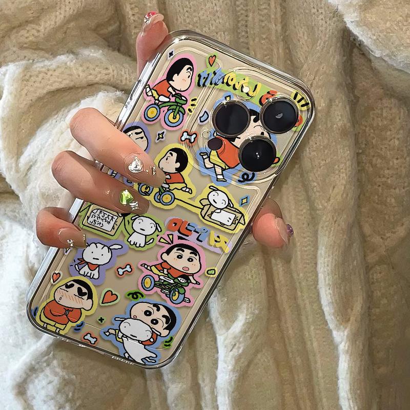 自行车小新苹果小米oppovivo华为适用iPhone12/13/14/15手机壳