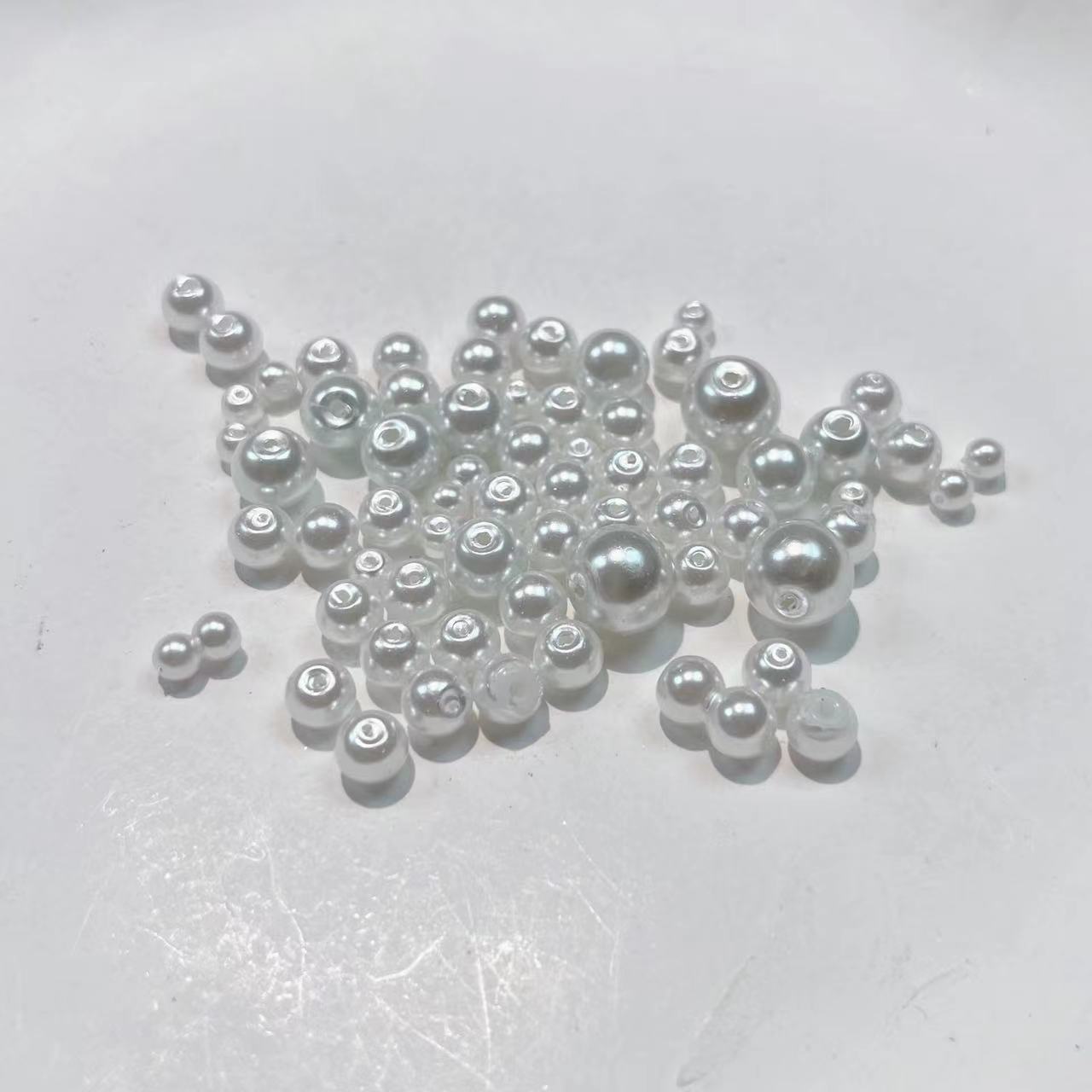 小鱼家专属手工串珠diy珍珠 琉璃珍珠 高品珍珠 珍珠散珠  仿珍珠