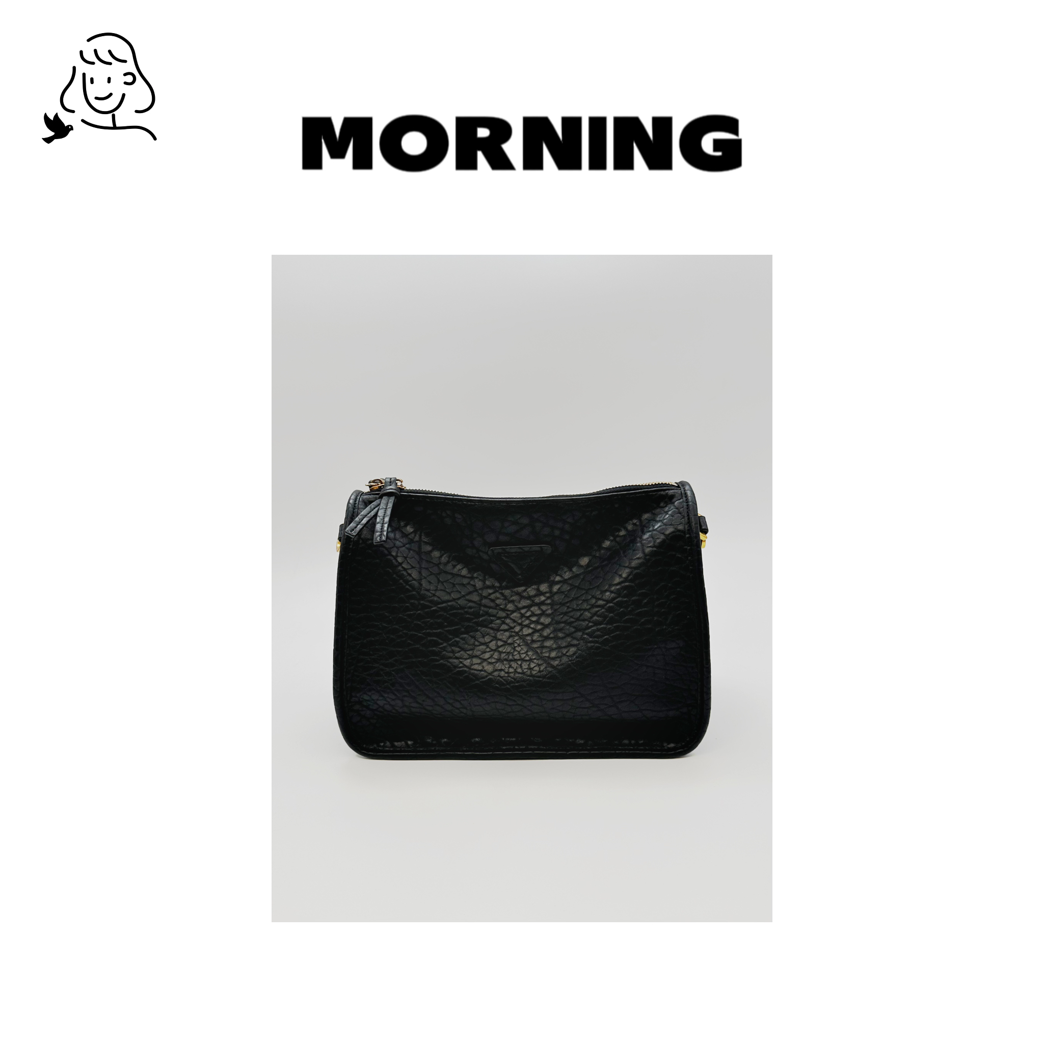 【黑森林】早安日记morning小众时尚女士气质时尚休闲斜挎包 7301-1