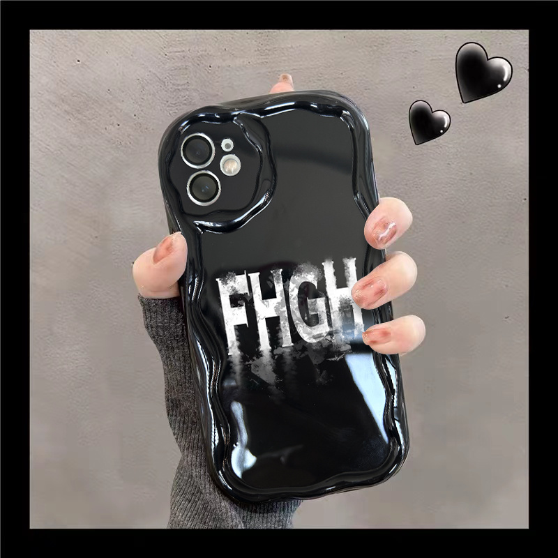FHGH黑色适用苹果14手机壳iPhone13promax新款12高级11软xs高级xr