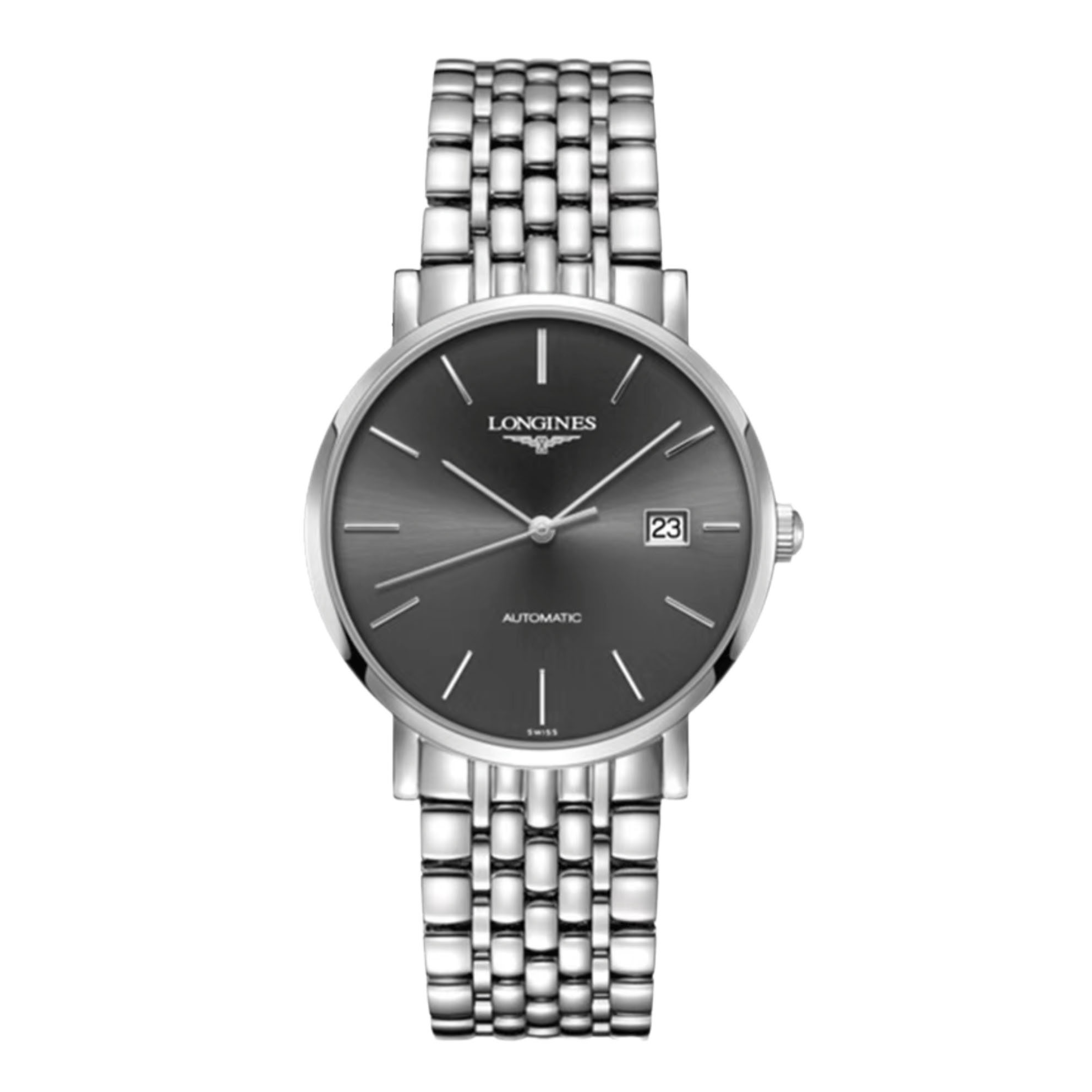 99新  Longines/浪琴 品/博雅810-910灰盘/37表径/公价14800/男士